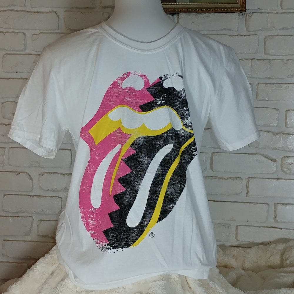 Rolling Stones T-Shirt White Medium